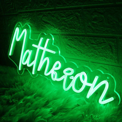 Matheson Green Led Neon Sign - Shineneon