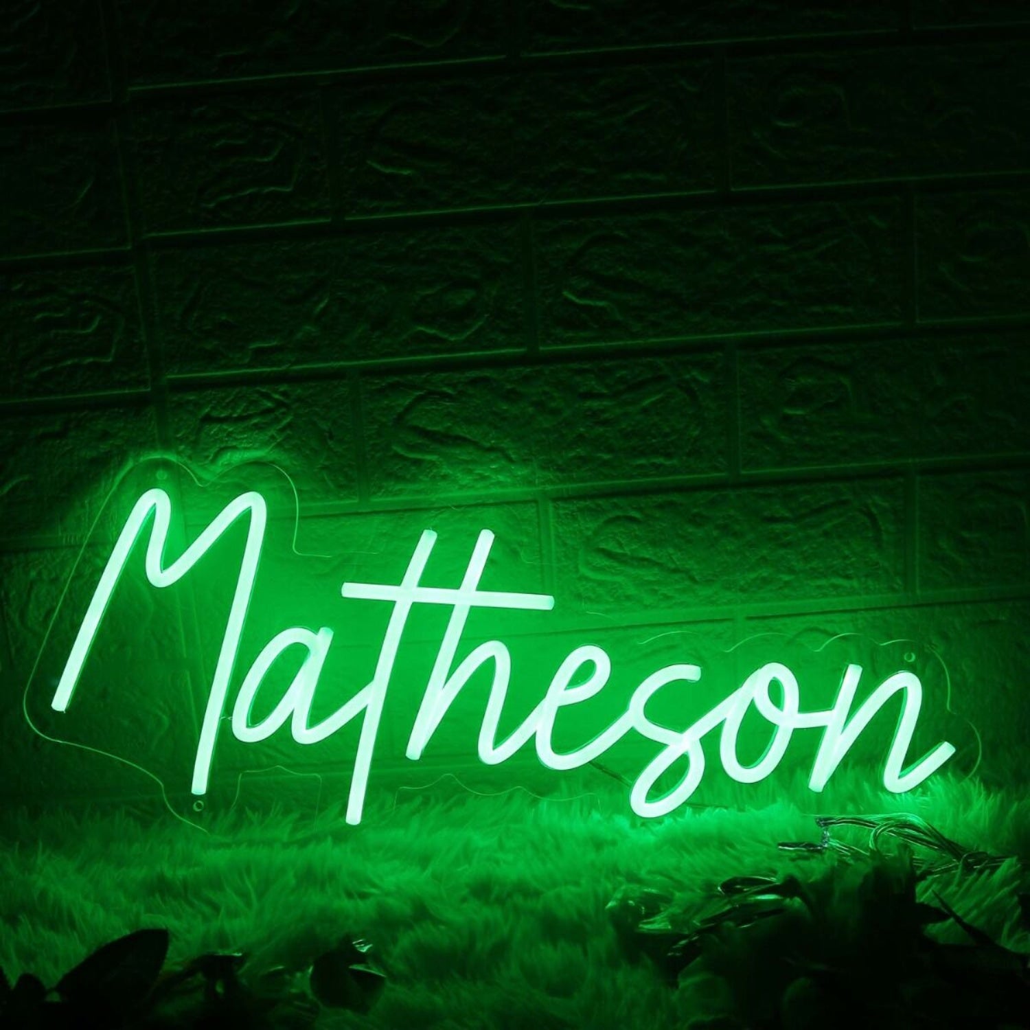 Matheson Green Led Neon Sign - Shineneon