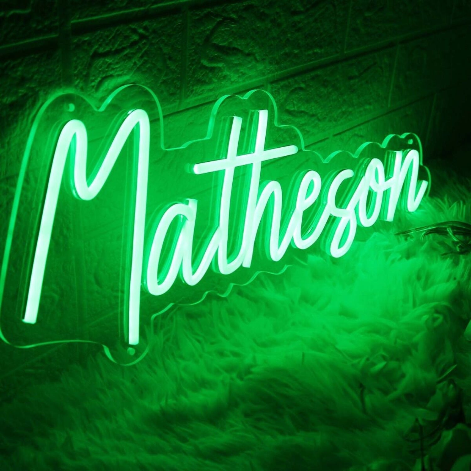 Matheson Green Led Neon Sign - Shineneon