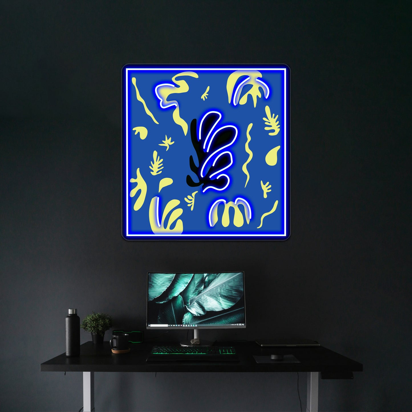 Matisse Leaves Cut Out 2 Wall Artwork Neon Signs