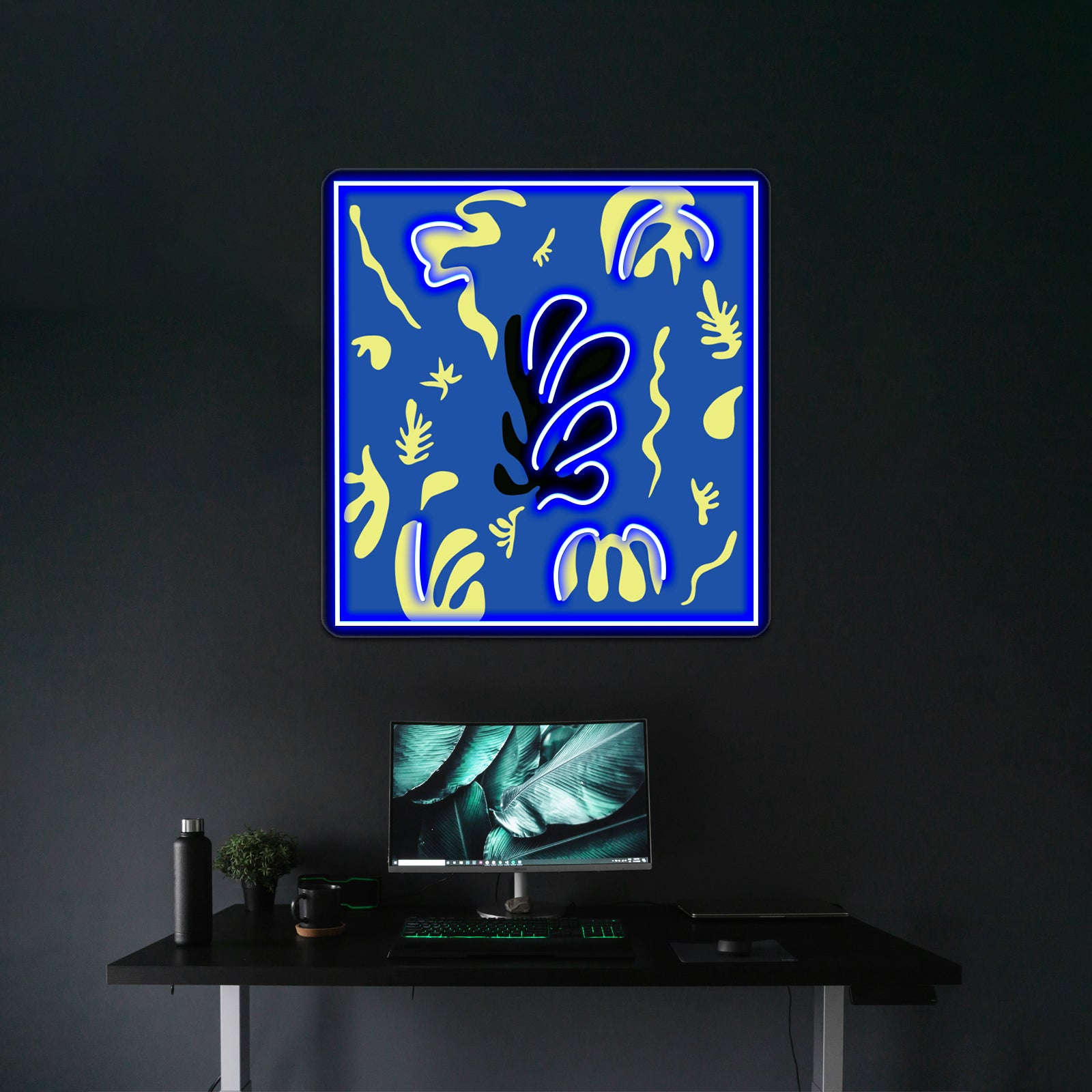 Matisse Leaves Cut Out 2 Wall Artwork Neon Signs | Shineneon