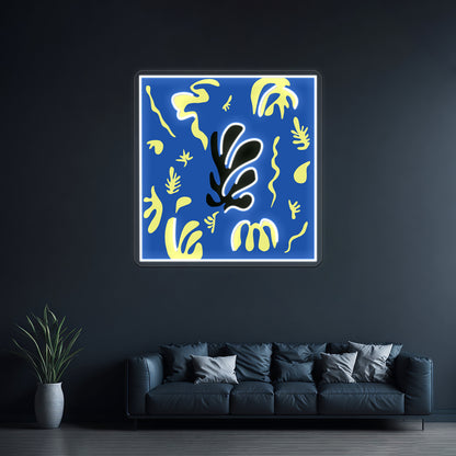 Matisse Leaves Cut Out 2 Wall Artwork Neon Signs