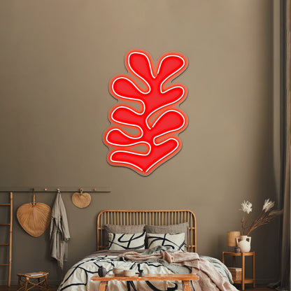 Matisse Leaves Cut Out 3 Wall Artwork Neon Signs