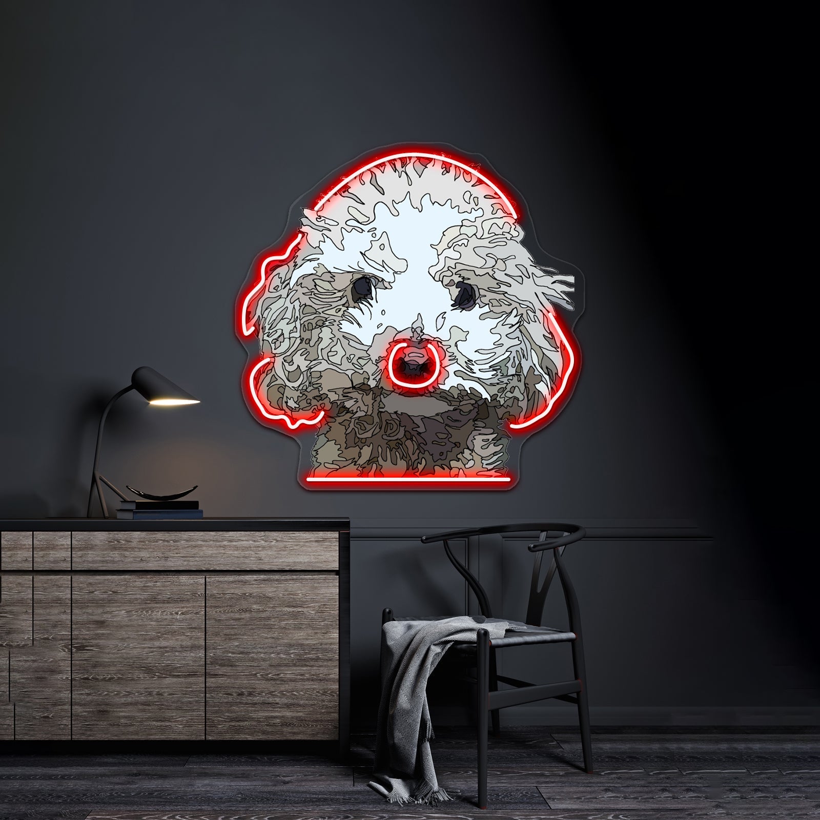 Matlipoo Pop Art Portrait Artwork Neon Wall Signs - Shineneon