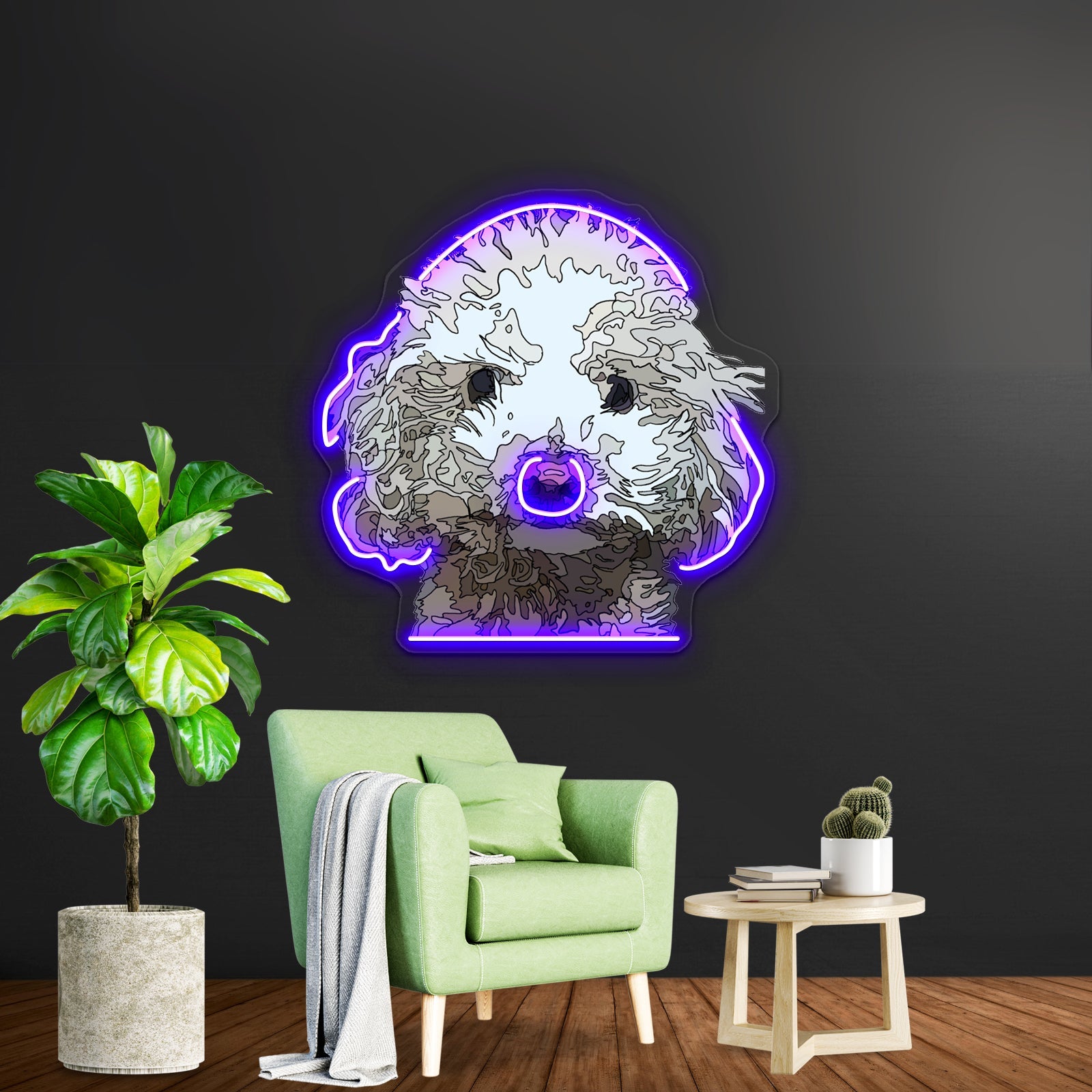 Matlipoo Pop Art Portrait Artwork Neon Wall Signs - Shineneon