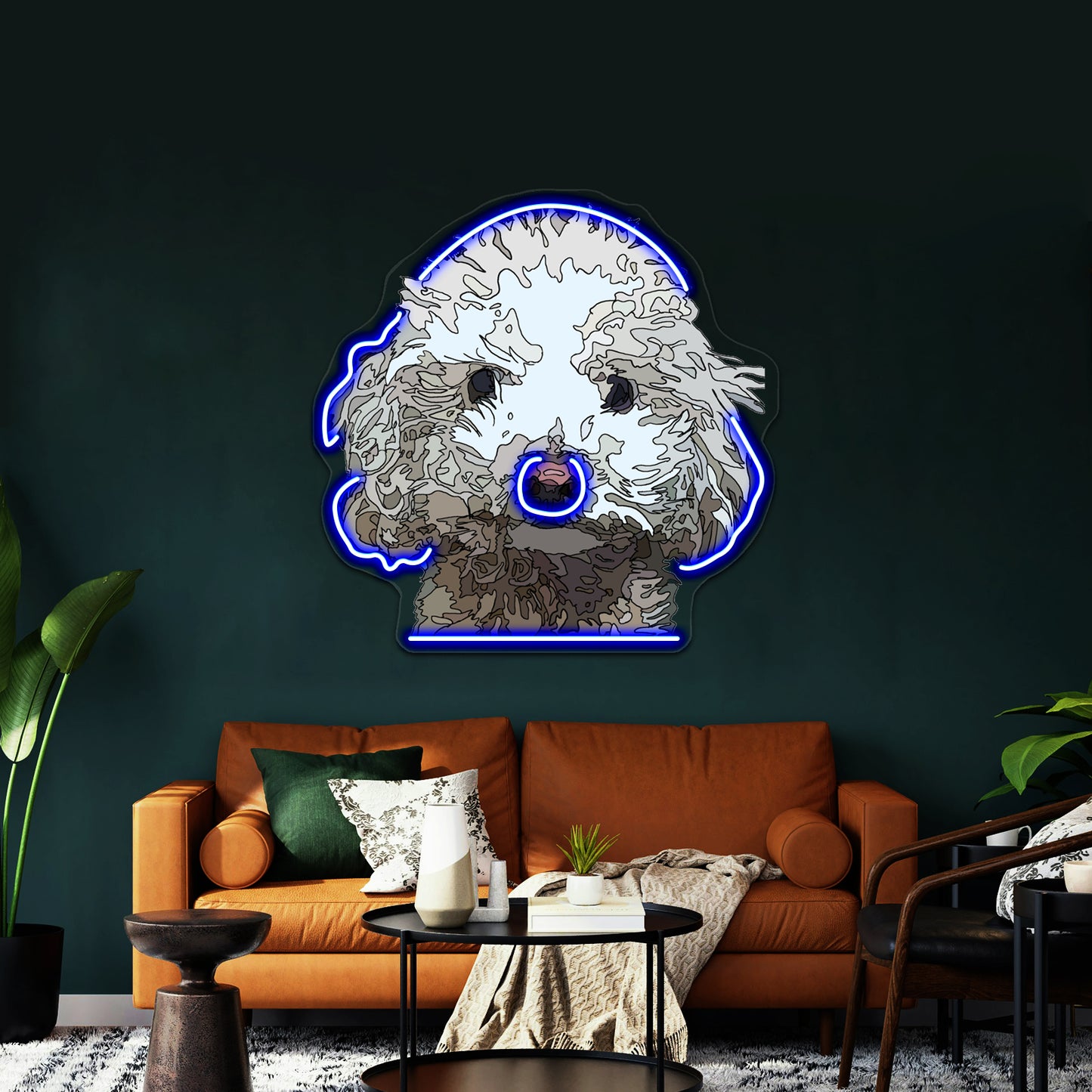 Matlipoo Pop Art Portrait Artwork Neon Wall Signs