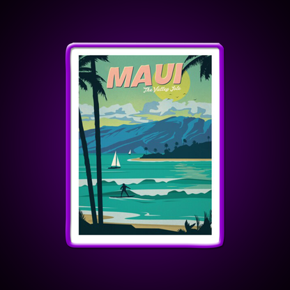 Maui Beer Bar Decor Led Neon Sign Rgb Color - LED neon sign view 9
