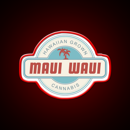 Maui Waui Hemp Inspired Green Leaf Led Neon Sign Rgb Color - LED neon sign view 10
