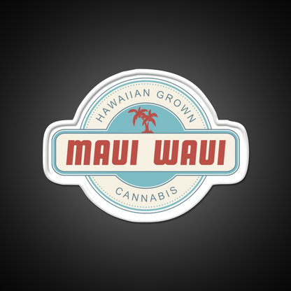 Maui Waui Hemp Inspired Green Leaf Led Neon Sign Rgb Color - LED neon sign view 11