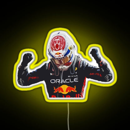 Max Verstappen Rgb Led Neon Sign Pop Wall Art - Shineneon