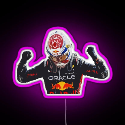 Max Verstappen Rgb Led Neon Sign Pop Wall Art - Shineneon