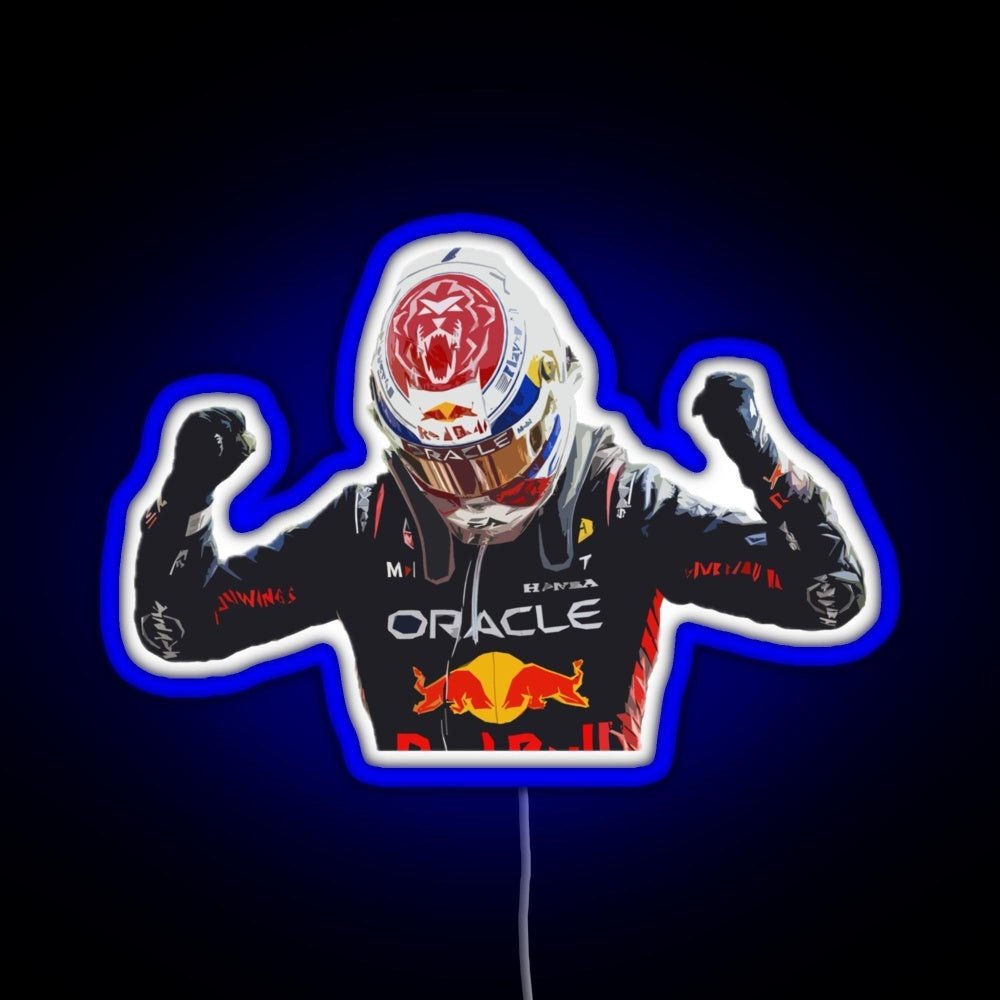 Max Verstappen Rgb Led Neon Sign Pop Wall Art - Shineneon