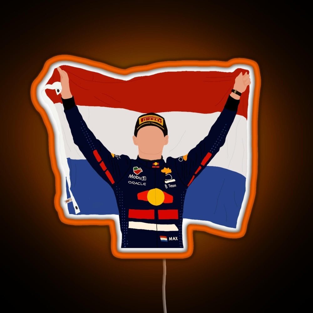 Max Verstappen Rgb Led Neon Sign Pop Wall Art Art Neon Sign - Shineneon