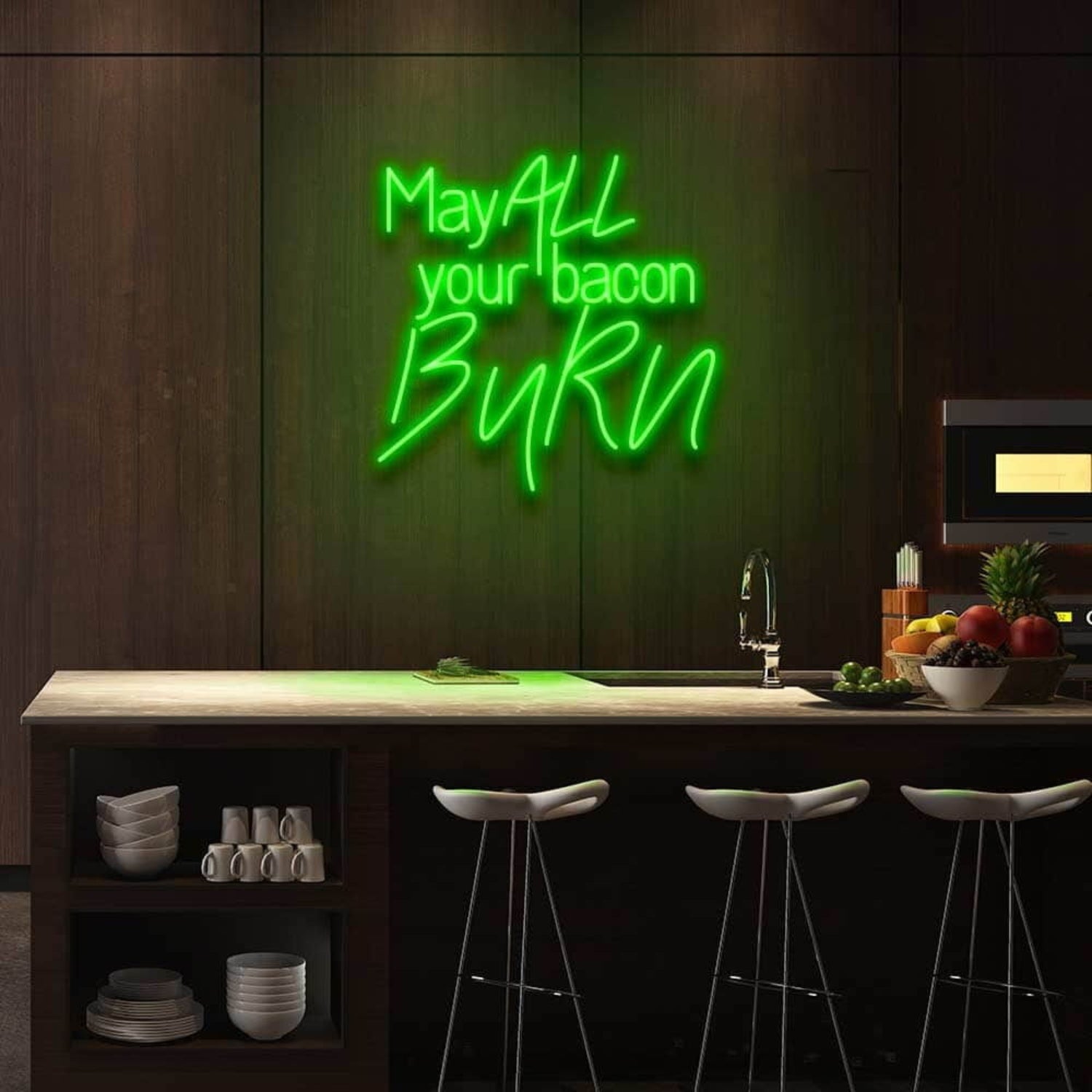 May All Your Bacon Burn Led Neon Sign | Shineneon