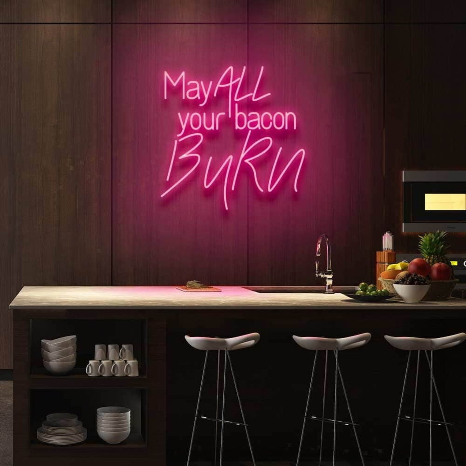 May All Your Bacon Burn Led Neon Sign | Shineneon