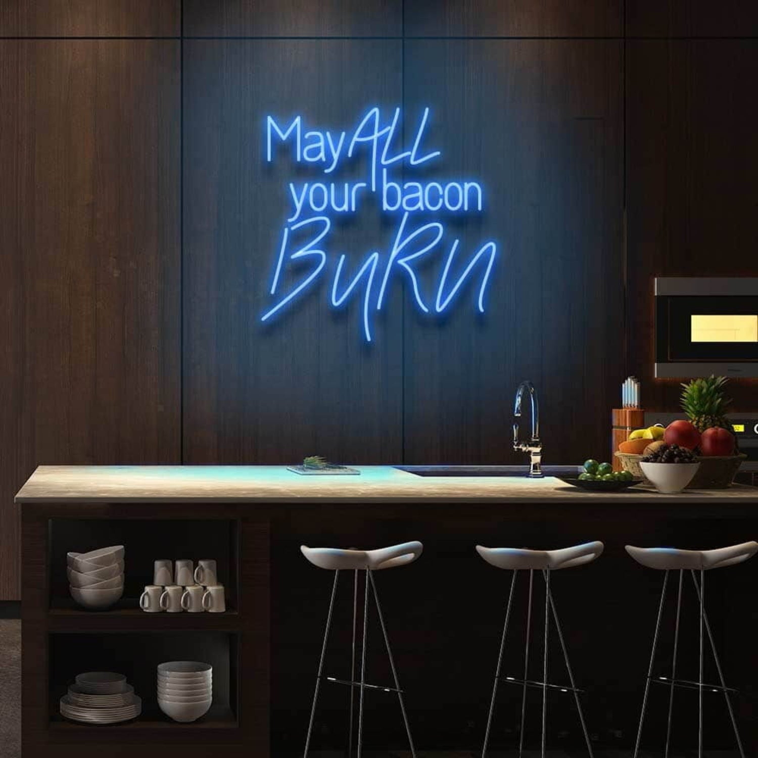 May All Your Bacon Burn Led Neon Sign | Shineneon