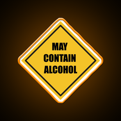 May Contain Alcohol Sign Beer Bar Decor Led Neon Sign Rgb Color - LED neon sign view 6