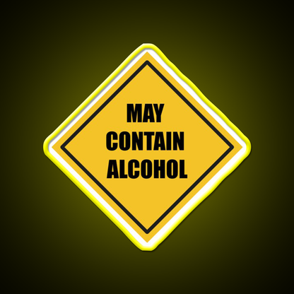 May Contain Alcohol Sign Beer Bar Decor Led Neon Sign Rgb Color - LED neon sign view 7