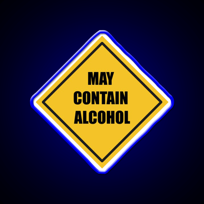 May Contain Alcohol Sign Whiskey Drink Bar Led Neon Sign Rgb Color - Shineneon