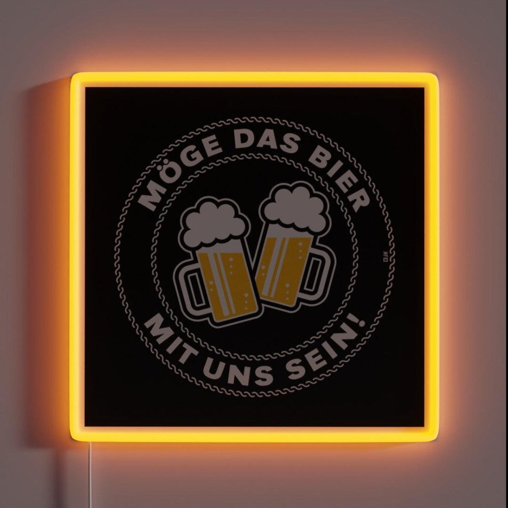 May The Beer Be With Us Spell 3c Neg Rgb Led Neon Sign
