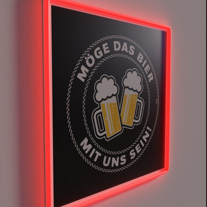 May The Beer Be With Us Spell 3c Neg Rgb Led Neon Sign