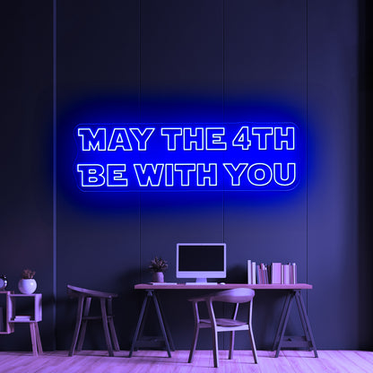 May The Force Be With You Neon Light Personalized Light Signs