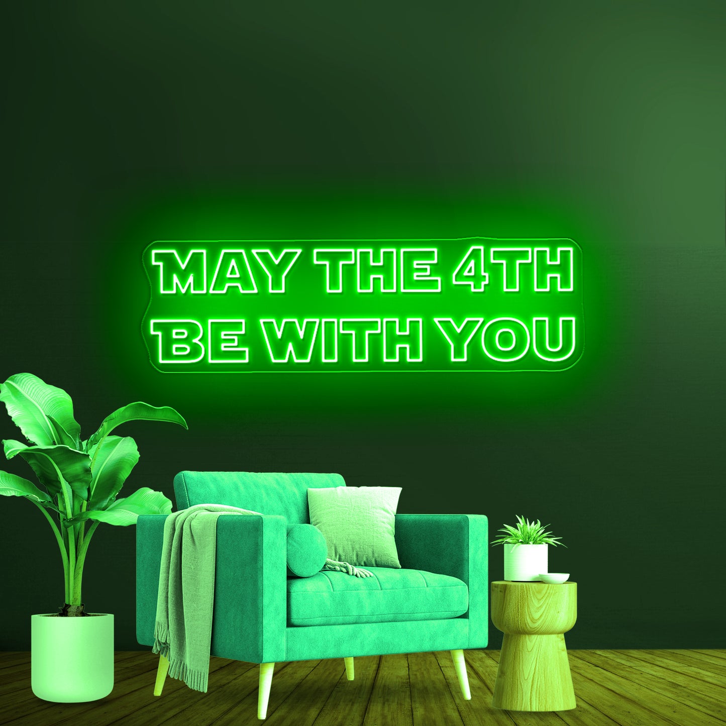 May The Force Be With You Neon Light Personalized Light Signs