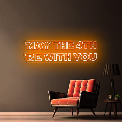 May The Force Be With You Neon Light Personalized Light Signs