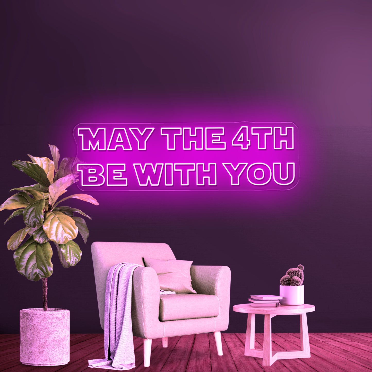 May The Force Be With You Neon Light Personalized Light Signs