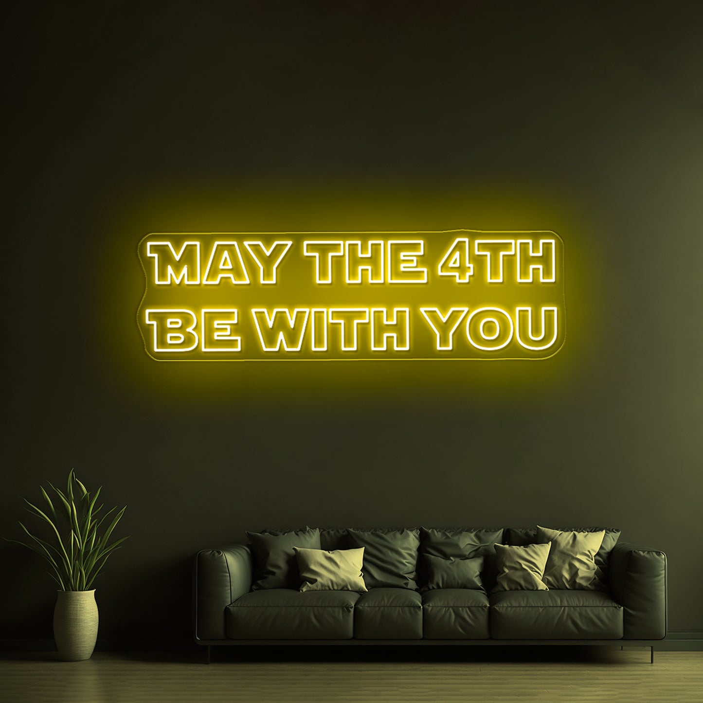 May The Force Be With You Neon Light Personalized Light Signs