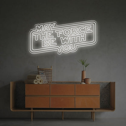 May The Force Be You Led Neon Sign Mancaves Home Theaters | Shineneon