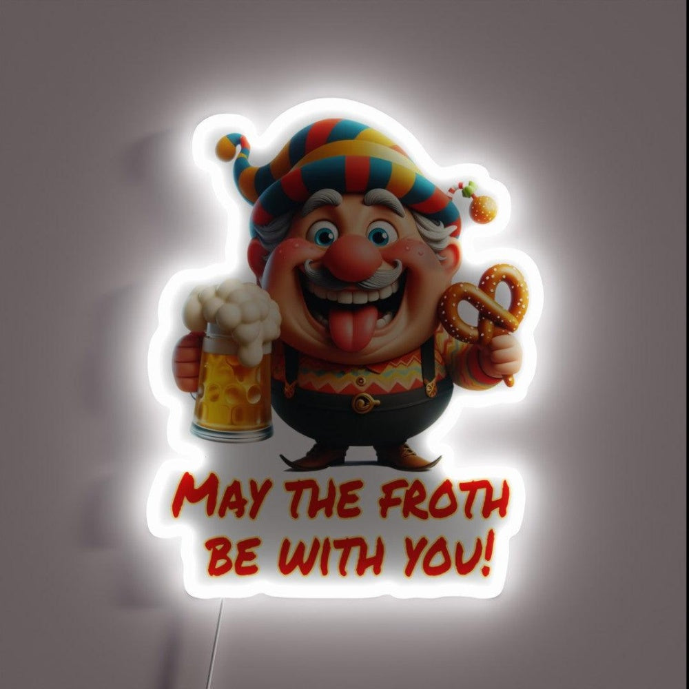 May The Froth Be With You Rgb Led Neon Sign
