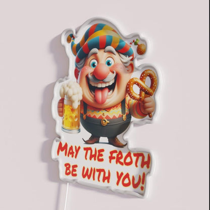 May The Froth Be With You Rgb Led Neon Sign