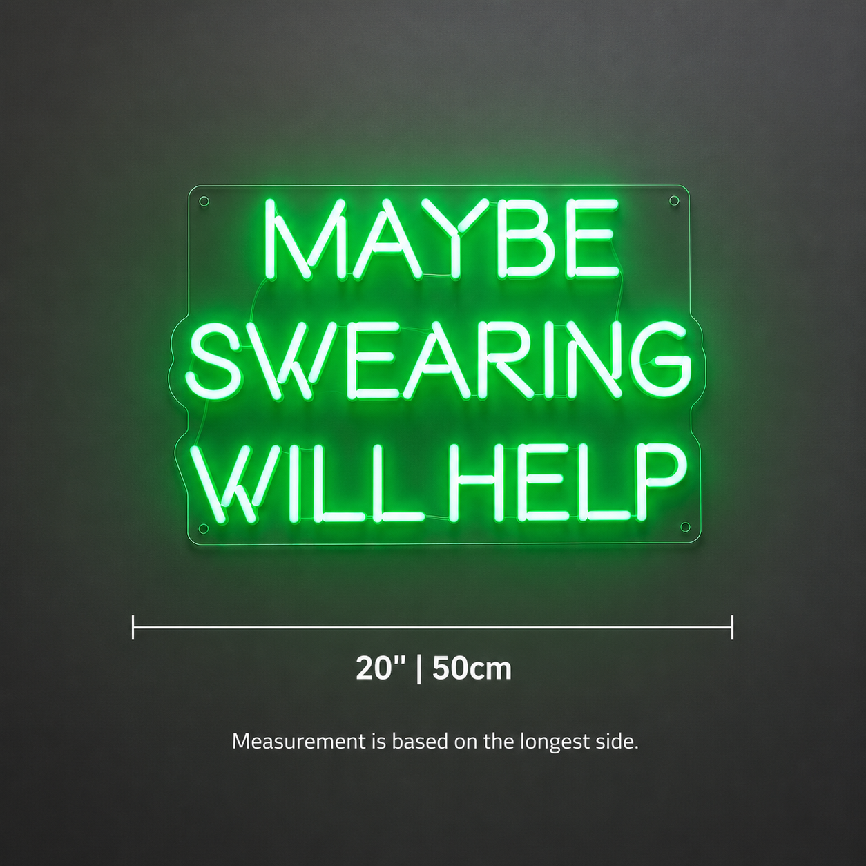 Maybe Swearing Will Help LED Neon Sign - 02 High-Converting Product Image