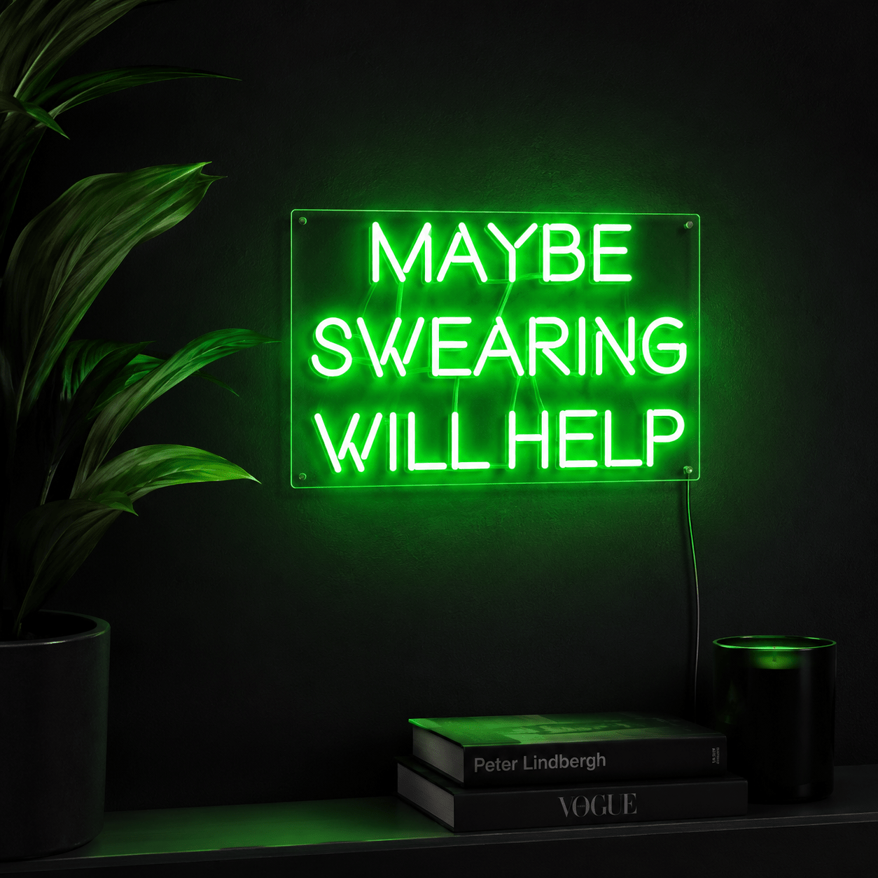 Maybe Swearing Will Help LED Neon Sign - Shineneon