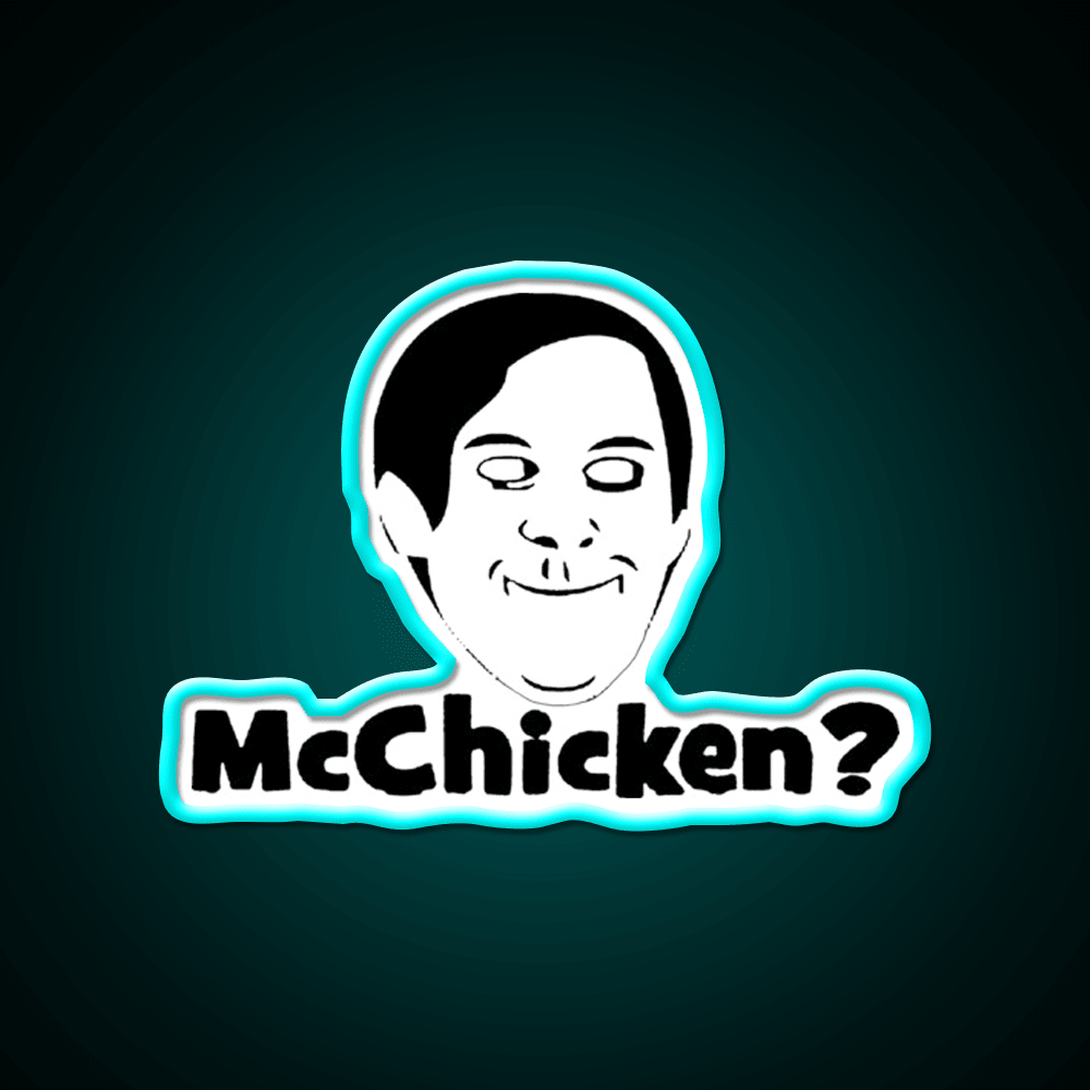 Mcchicken Fast Food Led Neon Sign For Burger Place Rgb Color - Shineneon