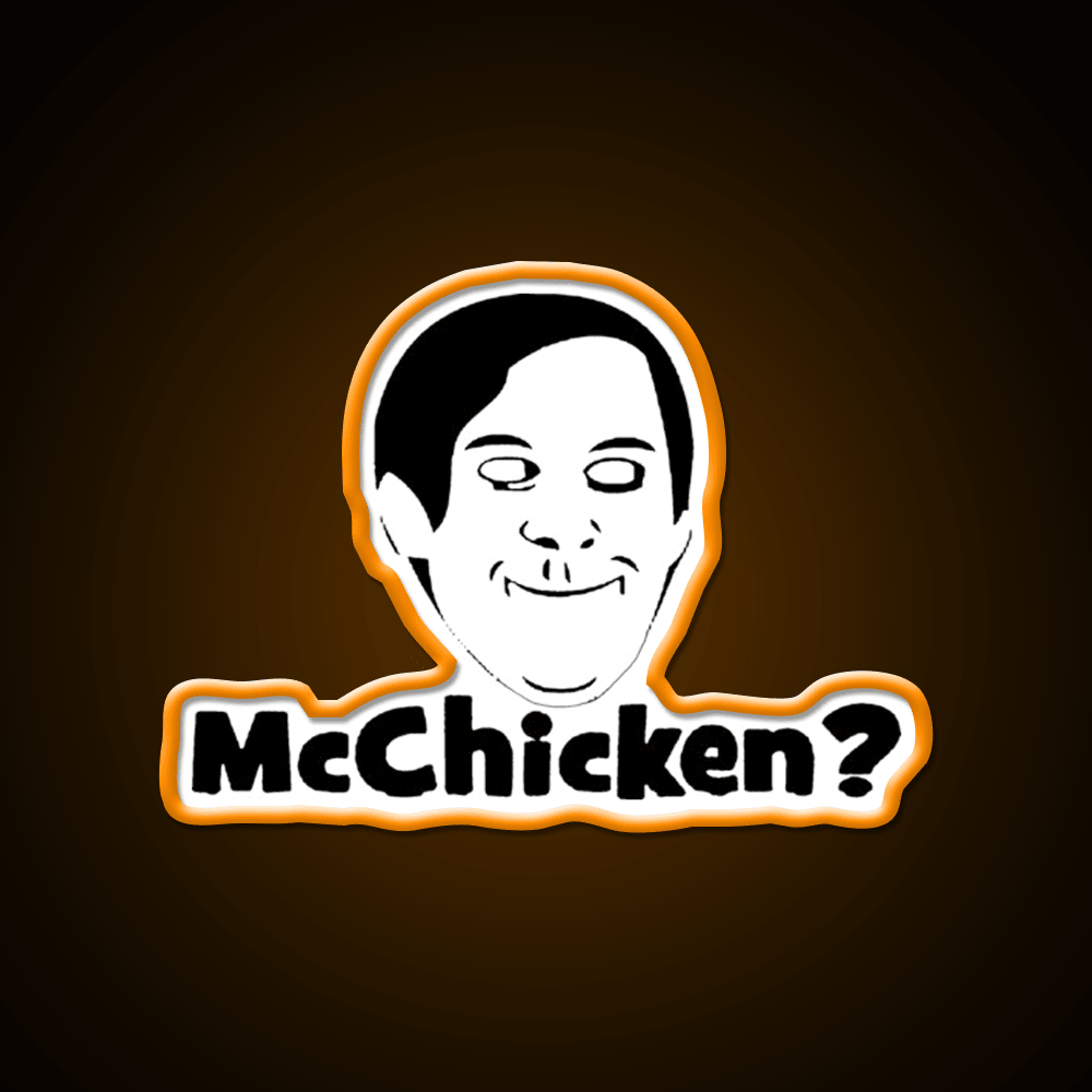 Mcchicken Fast Food Led Neon Sign For Burger Place Rgb Color - Shineneon