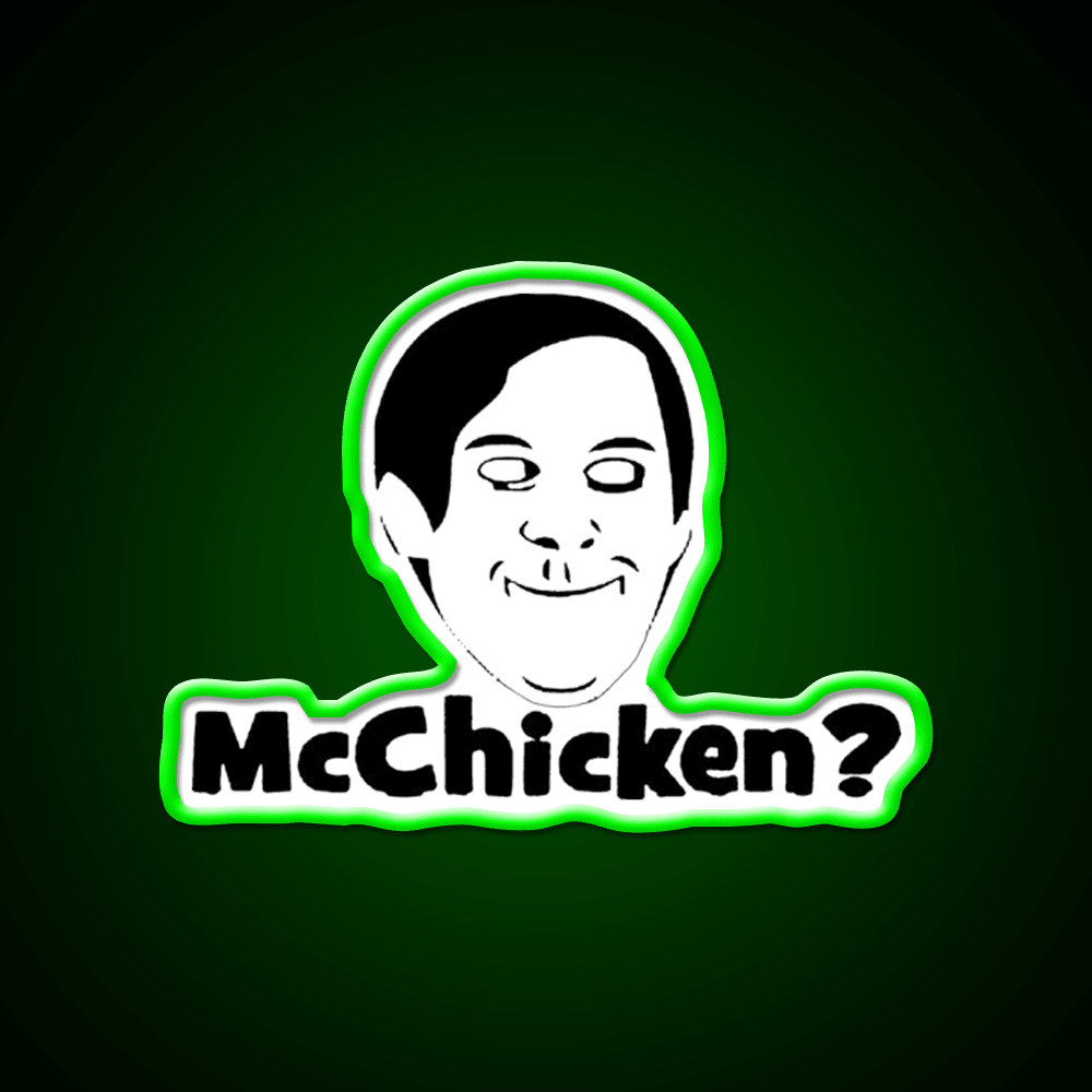 Mcchicken Fast Food Led Neon Sign For Burger Place Rgb Color - Shineneon