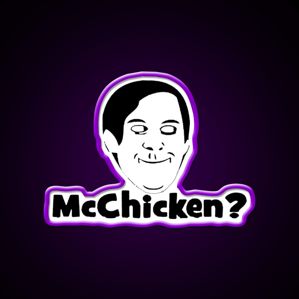Mcchicken Fast Food Led Neon Sign For Burger Place Rgb Color - Shineneon