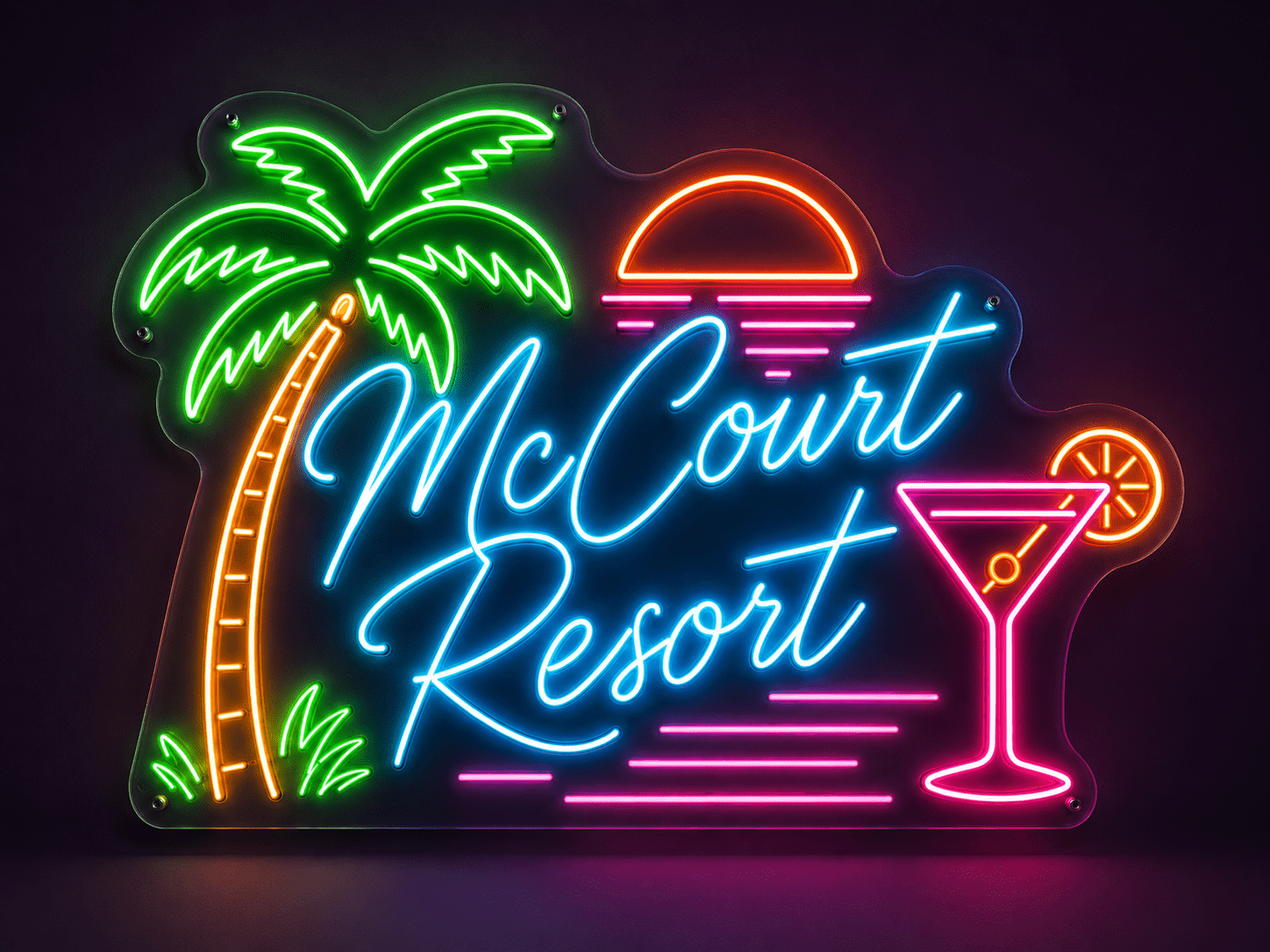McCourt Resort Custom Led Neon Sign - Shineneon