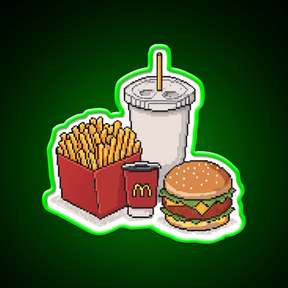 Mcdonalds Fast Food Led Neon Sign For Burger Place Rgb Color - Shineneon