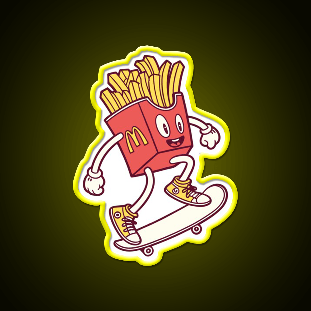 Mcdonalds Fast Food Led Neon Sign For Burger Place Wall Art Rgb Color - Shineneon