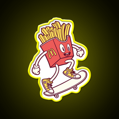Mcdonalds Fast Food Led Neon Sign For Burger Place Wall Art Rgb Color - Shineneon