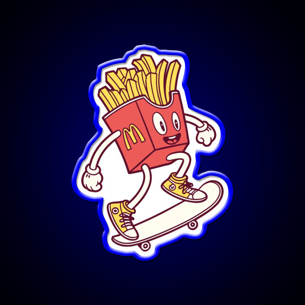 Mcdonalds Fast Food Led Neon Sign For Burger Place Wall Art Rgb Color - Shineneon