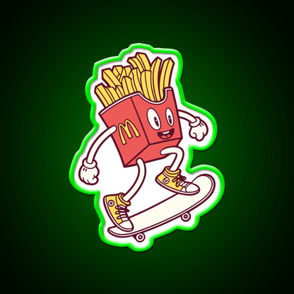 Mcdonalds Fast Food Led Neon Sign For Burger Place Wall Art Rgb Color - Shineneon