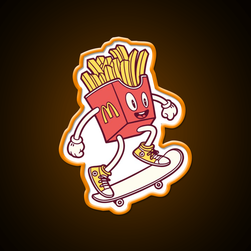 Mcdonalds Fast Food Led Neon Sign For Burger Place Wall Art Rgb Color - Shineneon