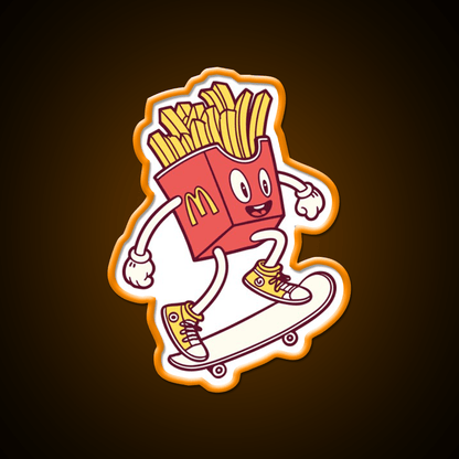 Mcdonalds Fast Food Led Neon Sign For Burger Place Wall Art Rgb Color - Shineneon