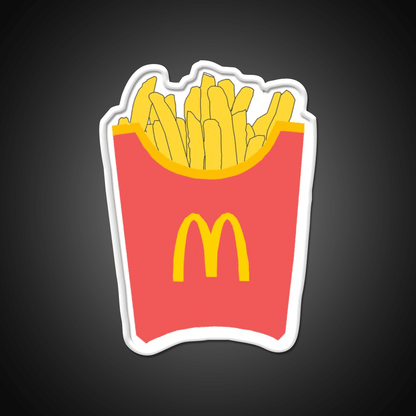 Mcdonalds Fries Fast Food Led Neon Sign For Burger Place Rgb Color - Shineneon