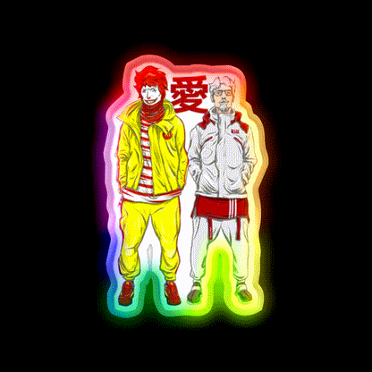 Mcdonalds Parody Fast Food Parody Fast Food Led Neon Sign For Burger Place Rgb Color - LED neon sign close-up detail