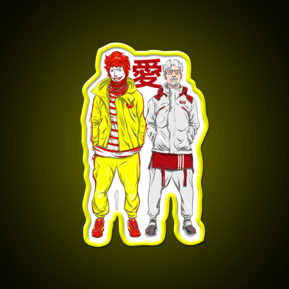 Mcdonalds Parody Fast Food Parody Fast Food Led Neon Sign For Burger Place Rgb Color - Shineneon